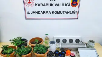 Karabük'te uyuşturucu imalathanesine baskın