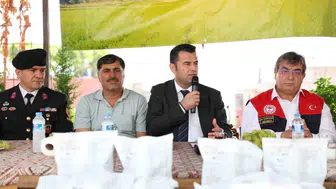 Mersinli çiftçiye meyve sineği ilacı desteği
