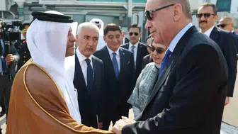 Erdoğan Katar'ın eski emirine veda için Doha'ya gitti