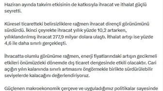 Bakan Şimşek cari açık için yıl sonu öngörüsünü paylaştı