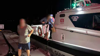 Marmaris açıklarında tekne yolcusu için acil tahliye operasyonu