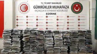 Kapıkule’de dondurulmuş tavukların arasında yarım ton uyuşturucu yakalandı