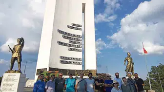 Turist rehberleri Bilecik’in savaş meydanlarında eğitim turuna çıktı