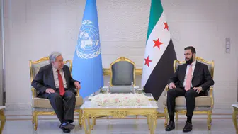 BM Genel Sekreteri Guterres Suriye yönetimiyle masaya oturdu