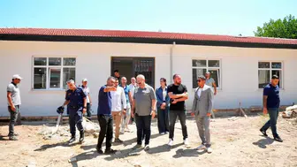 Gömeç Karaağaç’ta yeni sağlık merkezi ve pazar yeri hazırlığı