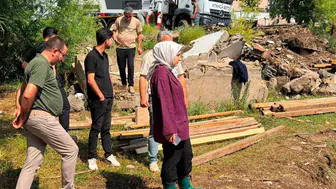 Taşlıçay Kaymakamı makam koltuğunu şantiye sahasına taşıdı
