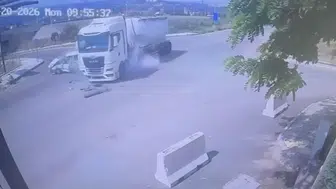 Osmaniye yolunda tanker ve otomobil kaza yaptı