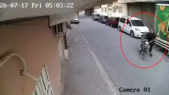Kızıltepe’de apartman girişinden motosikletini çaldılar
