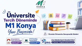M1 Konya AVM üniversite adaylarına ücretsiz tercih rehberliği sunuyor