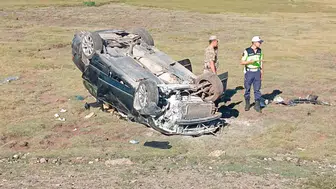 Van'da eski belediye başkanının aracı yoldan çıktı 4 yaralı