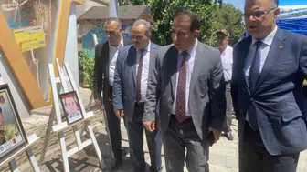 Alaşehir şehitlerini 2 bin kişilik dev sofrada andı