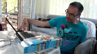 Onur Çanka engelleri aşıp kitabını yayımladı