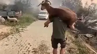 Muğla yangınında can kurtaran o anlar