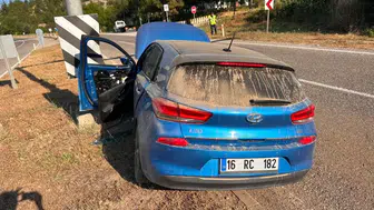 Safranbolu yolunda otomobil kontrolden çıktı 4 yaralı
