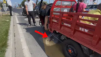 Çorlu trafiğinde yürekleri ağza getiren kedi kurtarma operasyonu
