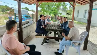 Kaymakam Dülgeroğlu köyünde vatandaşlarla buluştu