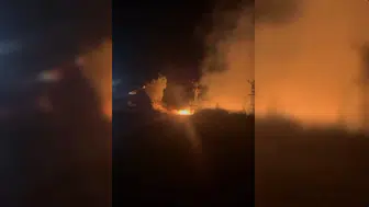Adıyaman Ali Dağı'nda gece saatlerinde orman yangını çıktı
