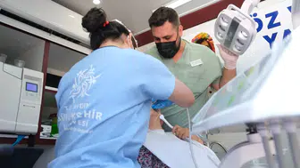 Aydın'da gezici diş klinikleri üç ilçeye hizmet götürdü