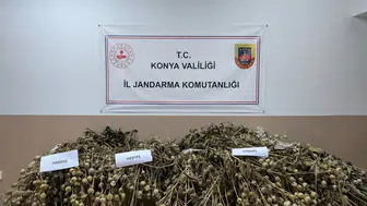 Konya jandarmasından iki haftalık uyuşturucu temizliği