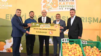 Malatya'da en iyi kayısı üreticileri belirlendi