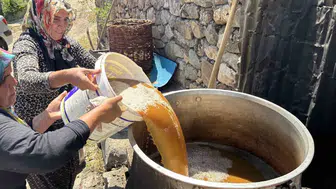 Bingöl’de dut pekmezi sezonu Asırlık yöntemlerle sofralara ulaşıyor