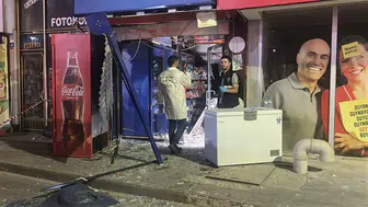 Sivas'ta gece yarısı patlayan klima korkuttu