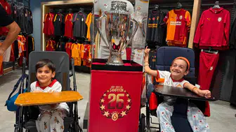 Galatasaray şampiyonluk kupası Mardinli taraftarlarla bir araya geldi