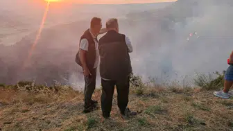 Denizli’de orman yangını alarmı verildi