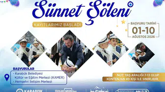 Karabük Belediyesi 40 çocuk için sünnet şöleni düzenliyor