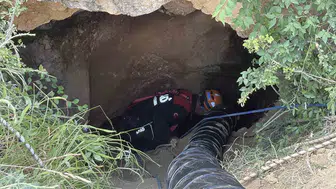 Çorumda define ararken mağarada kayboldu