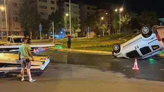 Çorlu'da kaza sonrası sürücü arkadaşını araçta bırakıp kayıplara karıştı