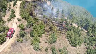 Kahramanmaraş Bulutoğlu’ndaki orman yangını kontrol altına alındı