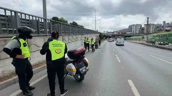 Samsun Canik’te motosiklet kazası İki kişi yola savruldu