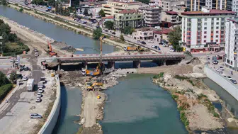 Samsun trafiğinde köprü engeli