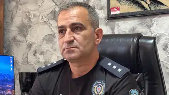 Başkomiser Mehmet Dinler telsizden veda etti