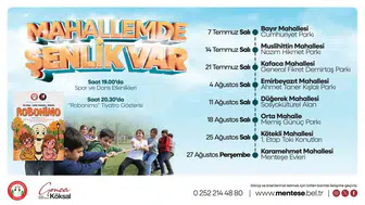 Menteşe'de mahalle mahalle çocuk şenliği başlıyor