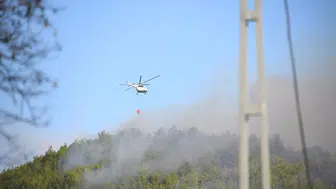 Balıkesir ormanlarında zorlu mücadele sürüyor