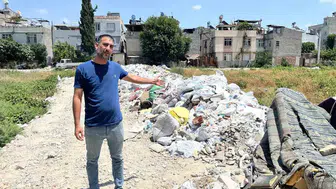 Adana Gülbahçesi Mahallesi'ndeki boş arsa mahallelinin kabusu oldu