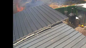 Eskişehir’de sigara izmariti bir bahçeyi kül etti