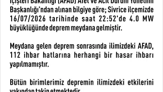 Elazığ Sivrice merkezli deprem korkuttu