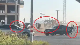 Ergani sokaklarında taşlı sopalı kavga anı kamerada