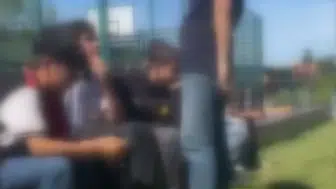 Arnavutköy'de çocukların akran zorbalığı kameraya yansıdı