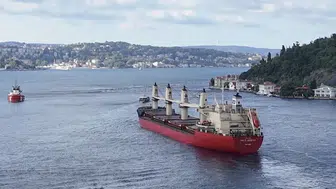 Boğaz trafiğini durduran arıza