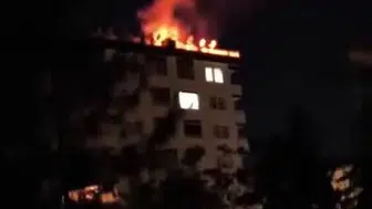 Diyarbakır'da gece yarısı apartman yangını paniği