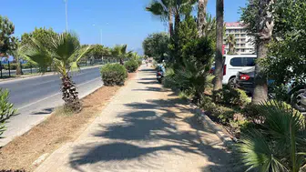 Alanya'da gece yarısı otel önünden motosiklet çalındı