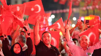 Şanlıurfa 15 Temmuz ruhuyla Rabia Meydanı'nda buluştu