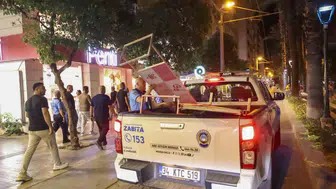 Antalya merkezde kaldırım işgali yapan esnafa zabıta müdahalesi