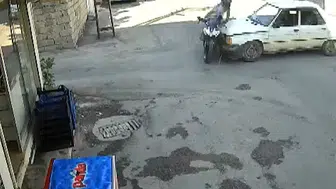 Adıyaman’daki kazada motosiklet sürücüsü havaya uçtu
