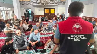 Yığılcalı çiftçilere tarımsal destekler ve zararlılarla mücadele eğitimi verildi