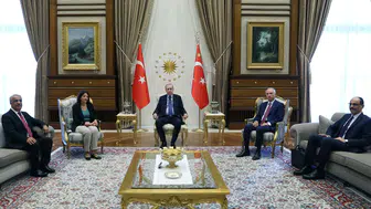 Erdoğan DEM Parti heyetiyle Beştepe'de görüştü